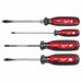 Screwdriver Set SAE 4 pcs