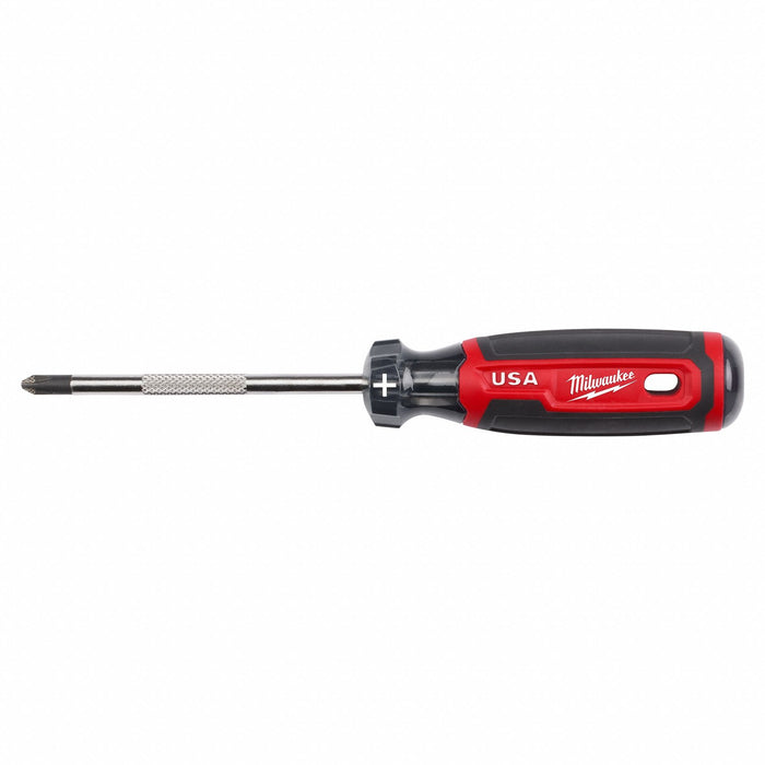 Screwdriver Phillips #2 Red Black Round