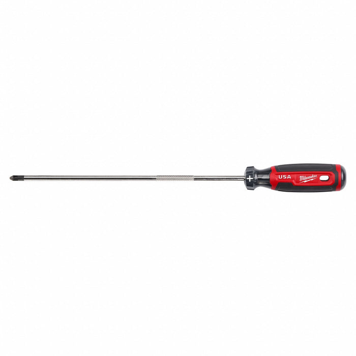 Screwdriver Phillips #2 Red Black Round