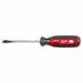 ScrDrv Slotted 1/4in Red Black Round