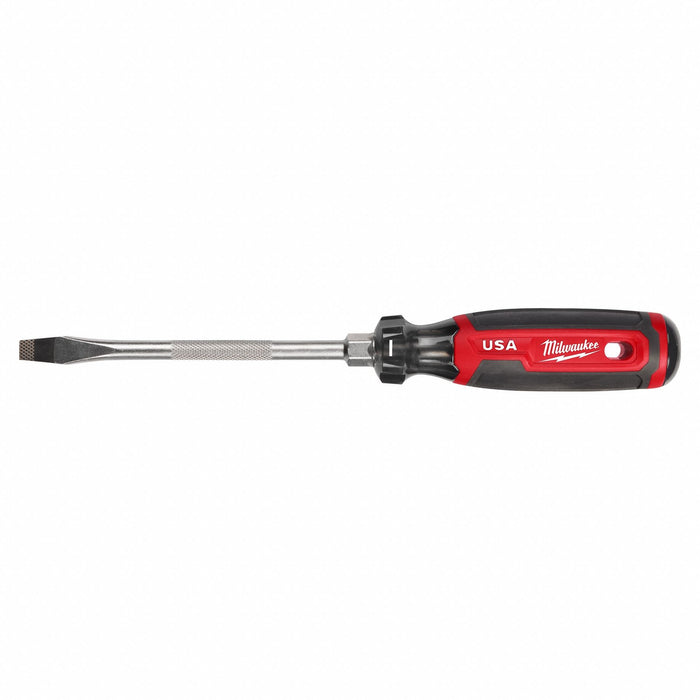 ScrDrv Slotted 5/16in Red Black Rnd