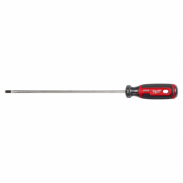 ScrDrv Cabinet 1/4in Red Black Round