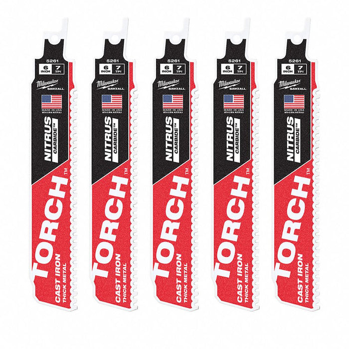 ReciproSawBlade L 6 TPI 8 PK5 Straight