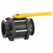 Manual 2-Way Ball Valve Flange Polypro
