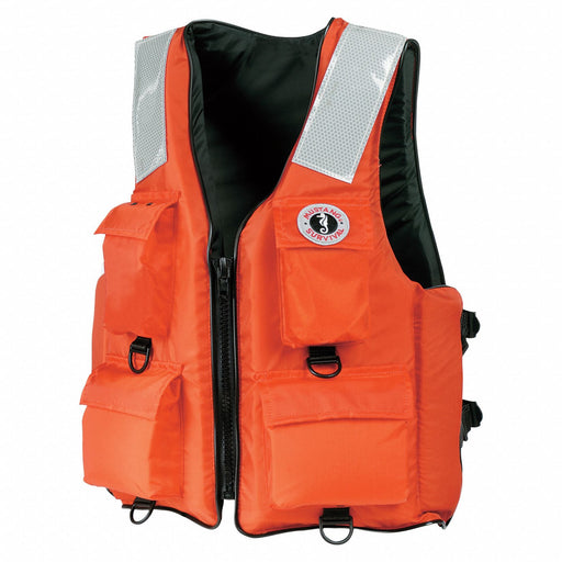 Work Vest 2XL 15.5lb Foam Orange