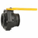 Manual 2-Way Ball Valve Flange Polypro
