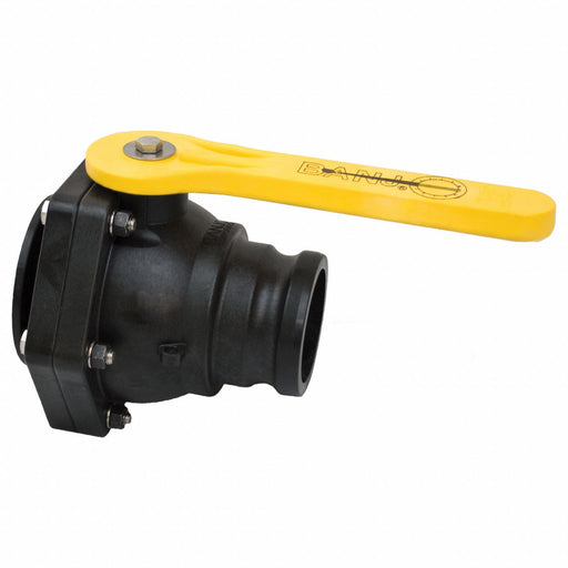 Manual 2-Way Ball Valve Flange Polypro