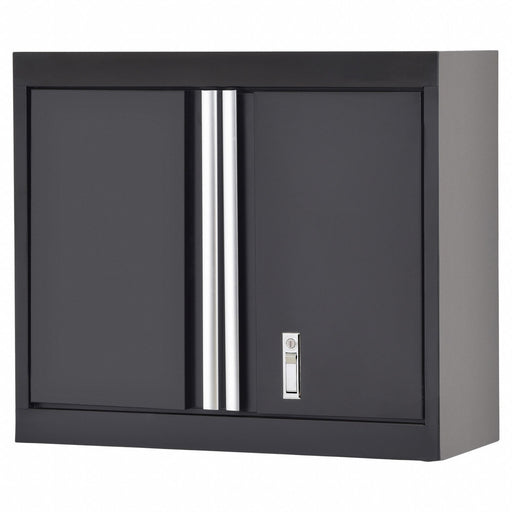 Wall Mount Cabinet Steel Black 150 lb
