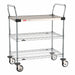 Utility Cart SS/Chrome 32x18x38 3 Shelf