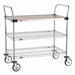 Utility Cart SS/Chrome 38x21x38 3 Shelf