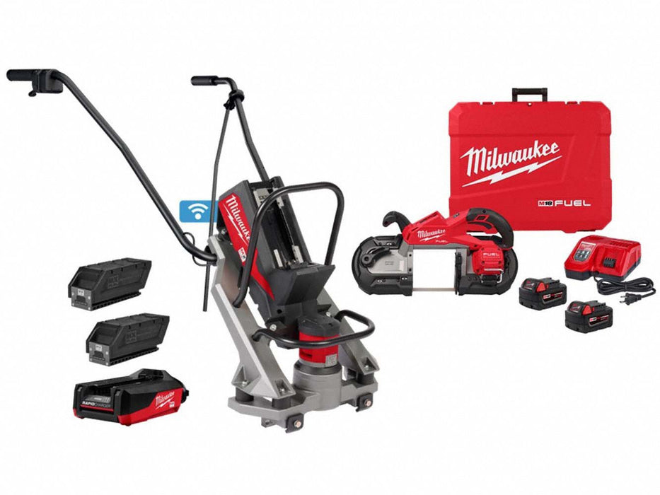 MX FUEL Screed Kit + M18 FUEL Band Saw