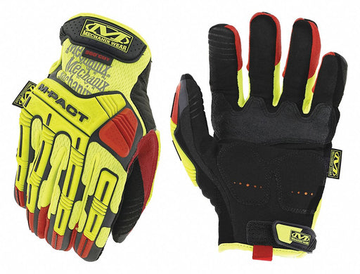 K2370 Mechanics Gloves Hi-Vis Yellow 10 PR