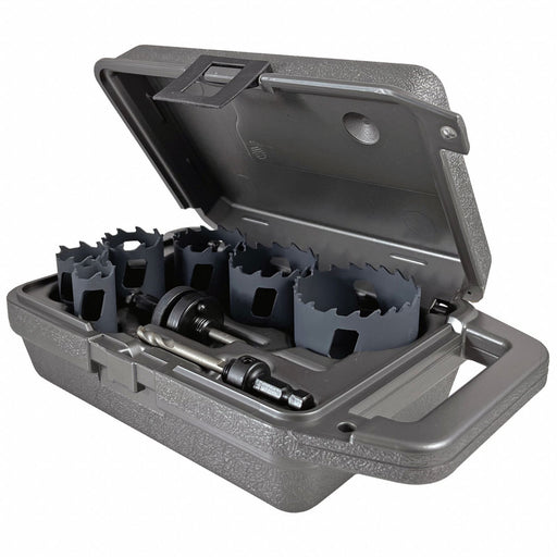 Hole Saw Set 8pcs Sizes 0.875 -2.5 