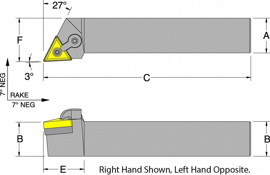 Indexable Toolholder MTJN Alloy Steel