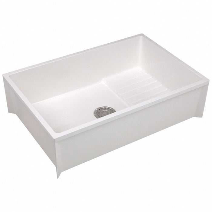 MopSink Rectangular White 10inH 24inW
