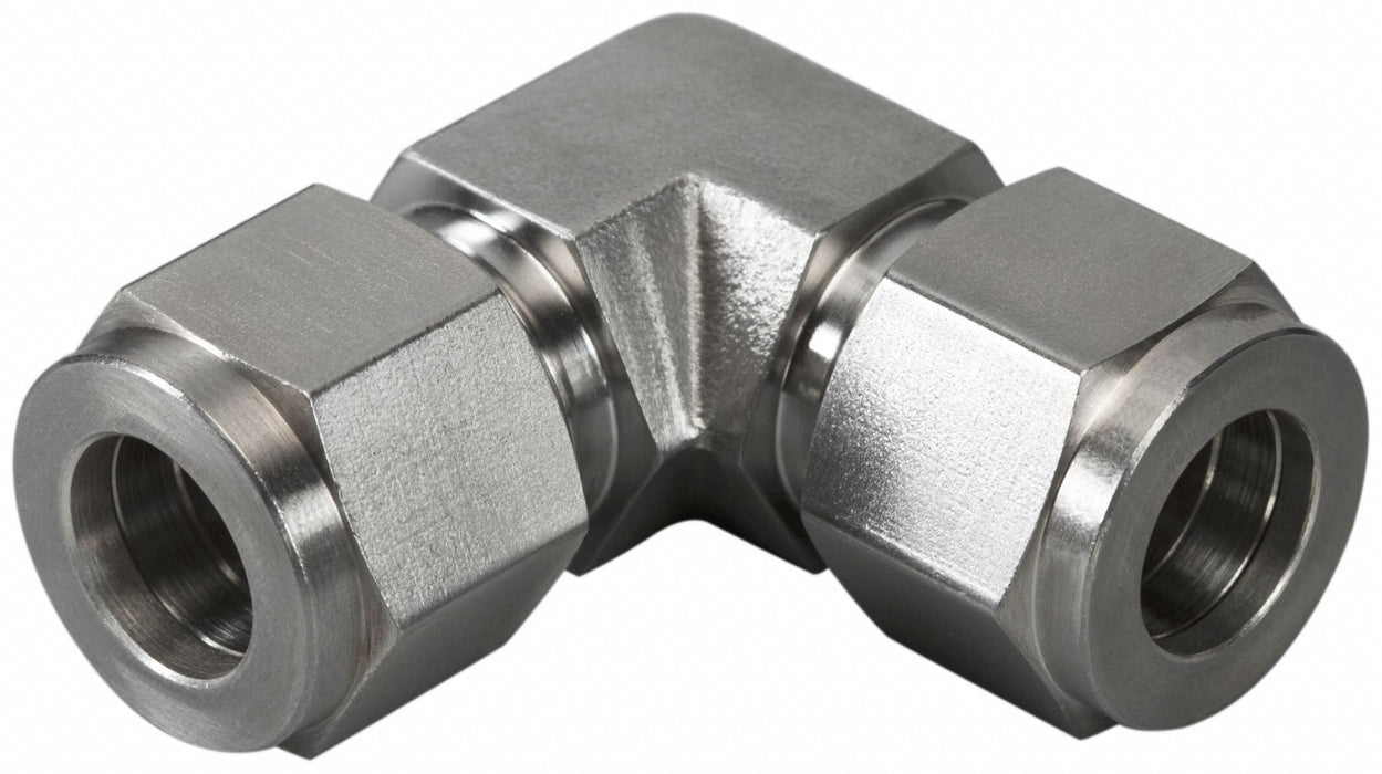 Elbow SS Comp. 3/8 in Comp. 1/2 in