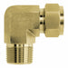 Elbow Brass Tube 1/8 in MNPT 1/4 in
