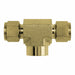 Tee Brass Tube1/2 Tube1/2 FNPT3/8 