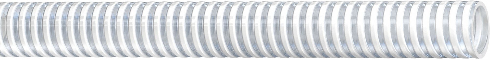 3/4 X 10 CLR/WHT 120# PVC FOOD BULK