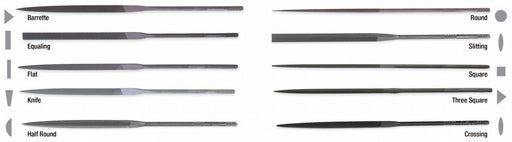 Round Handle Needle File 6-1/4 L