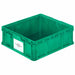 F1325 Straight Wall Ctr Green Solid PP
