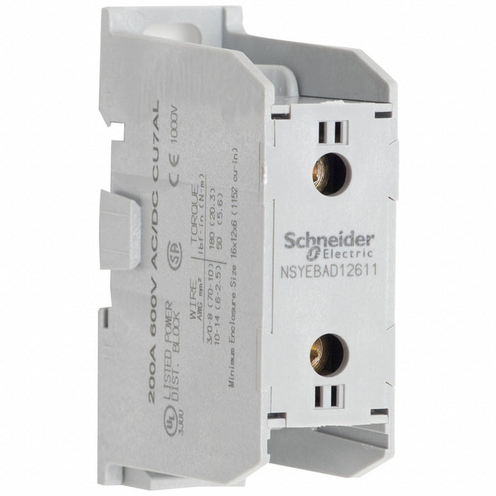 PowerDistributionBlock 200A 600V 1Poles