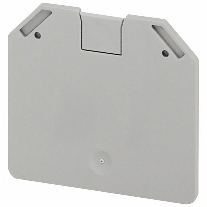 End Barrier Gray Plastic 2.17 in D