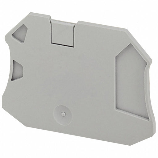 End Barrier Gray Plastic 1.87 in D