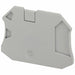 End Barrier Gray Plastic 1.87 in D
