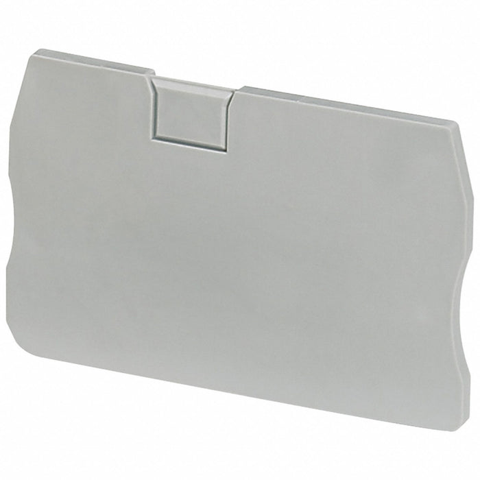 End Barrier Gray Plastic 1.44 in D