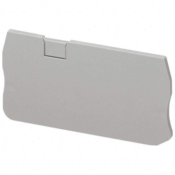 End Barrier Gray Plastic 1.44 in D