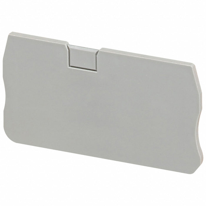 End Barrier Gray Plastic 1.44 in D
