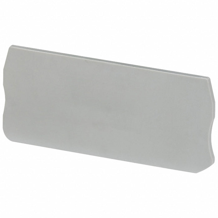 End Barrier Gray Plastic 1.44 in D