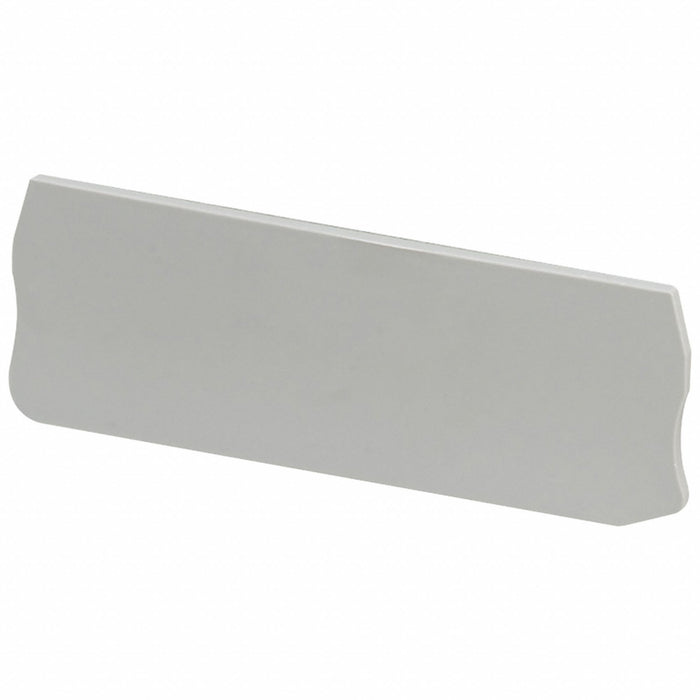 End Barrier Gray Plastic 1.44 in D