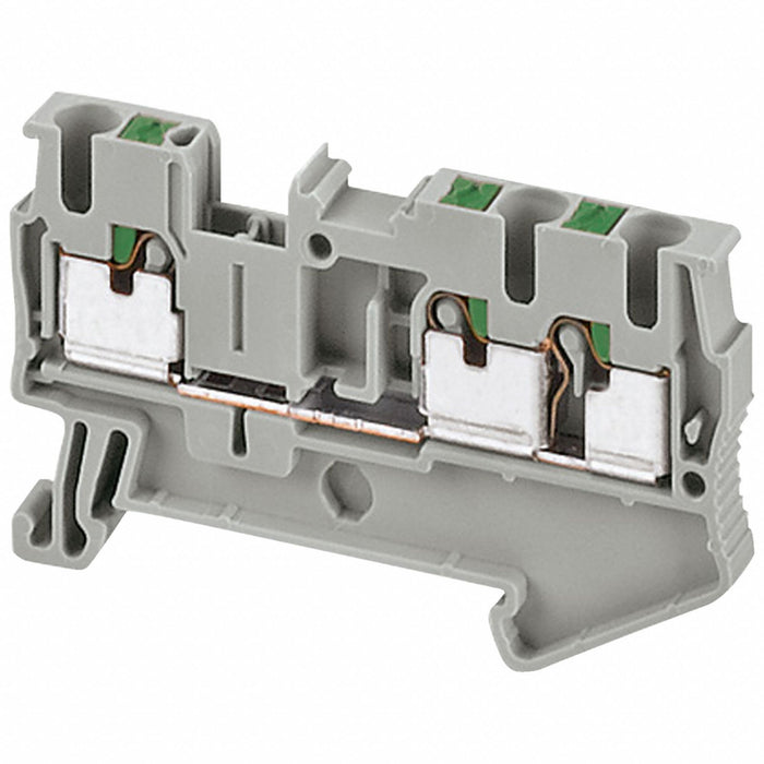 TerminalBlock 20A Gray 600V DINRail
