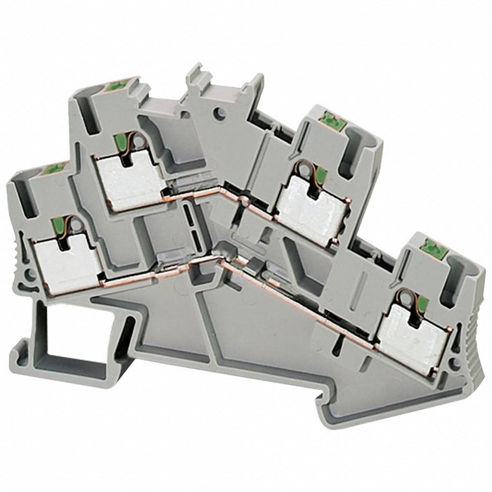 TerminalBlock 20A Gray 600V DINRail
