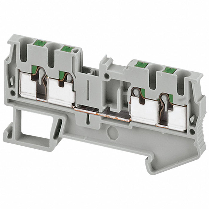 TerminalBlock 20A Gray 600V DINRail