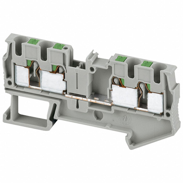 TerminalBlock 30A Gray 600V DINRail