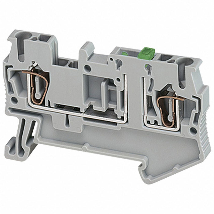 TerminalBlock 16A Gray 600V DINRail