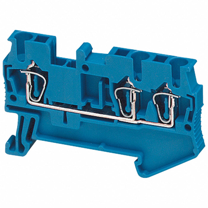 TerminalBlock 20A Blue 600V DINRail