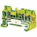 TerminalBlock Green Yellow 600V DINRail