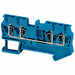 TerminalBlock 20A Blue 600V DINRail
