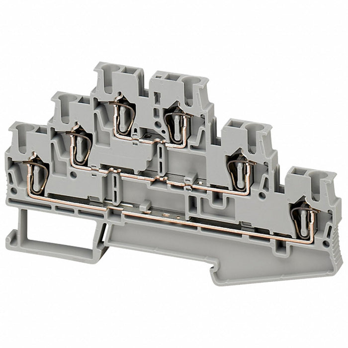 TerminalBlock 20A Gray 600V DINRail