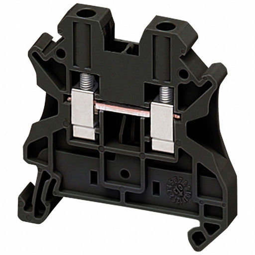 TerminalBlock 30A Black 600V DINRail