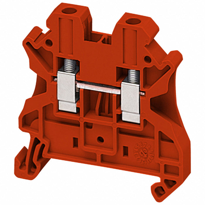 TerminalBlock 30A Red 600V DINRail