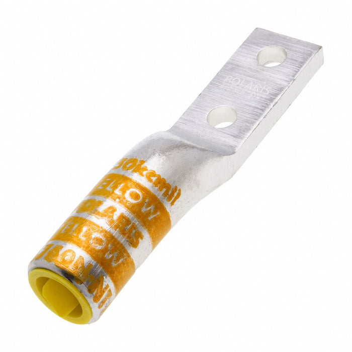 Compression Lugs Aluminum 600 V Yellow