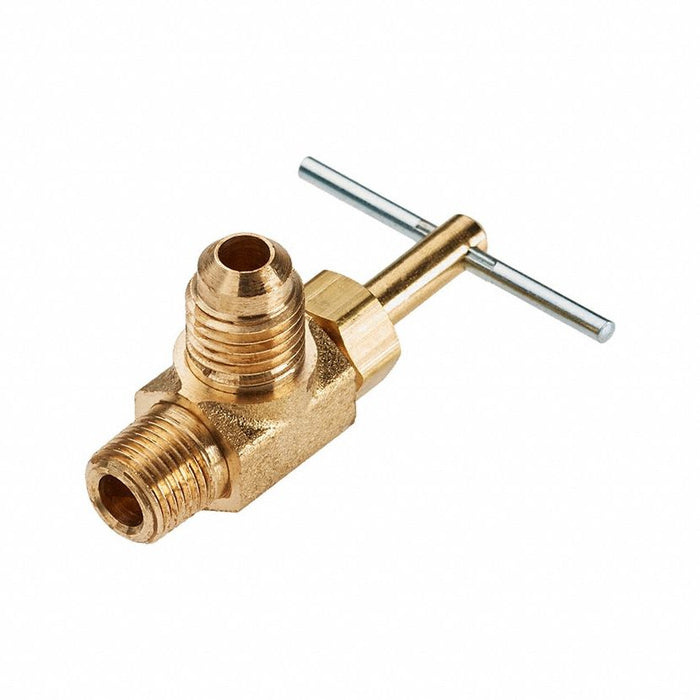Needle Valve Angld 1/4In Flare-Male Pipe