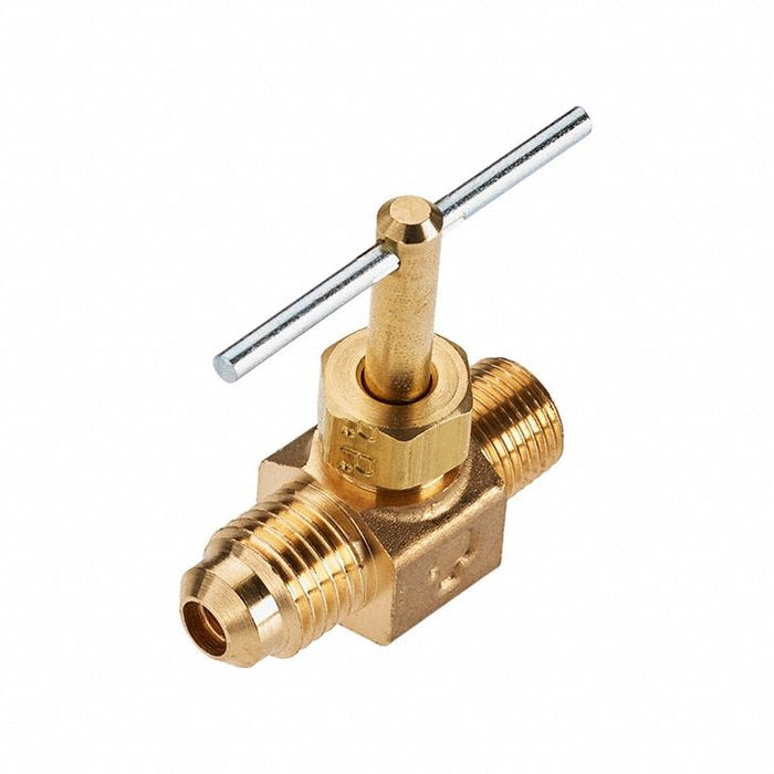 Needle Valve 1/4 in Flare to Male Pipe