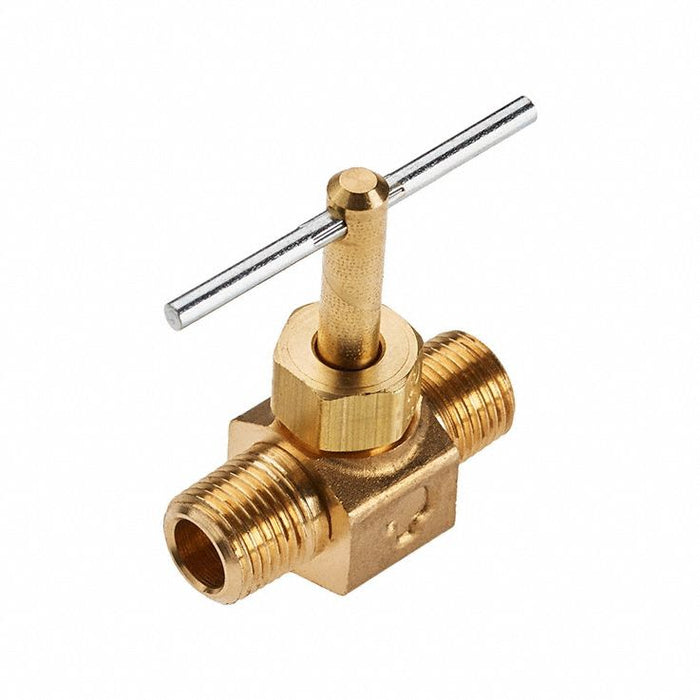 Needle Valve 1/8 in Male Pipe-Male Pipe