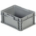E9244 Straight Wall Ctr Gray Solid Plastic